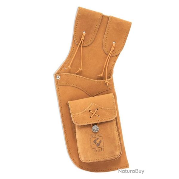 CARQUOIS DE HANCHE BUCK TRAIL DAIM - BEIGE-  DROITIER/GAUCHER