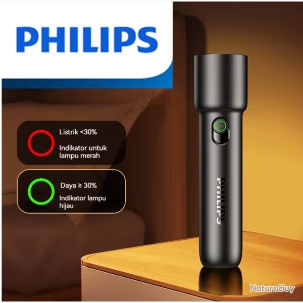 ENCHERE Lampe Torche de Poche PHILIPS