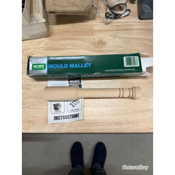 RCBS MOULD MALLET MAILLET POUR MOULE A BALLES NEUF EN BOITE