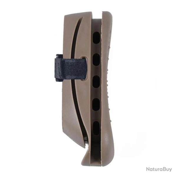 Antichoc caoutchouc pour crosse AK47/74 - Marron
