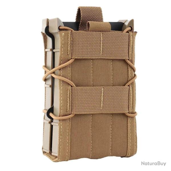 Pochette chargeur double 5,56/7,62 KEEP ACTIVITY - Marron