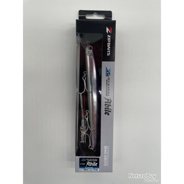 Leurre dur zip baits system minnow abile 139F col495