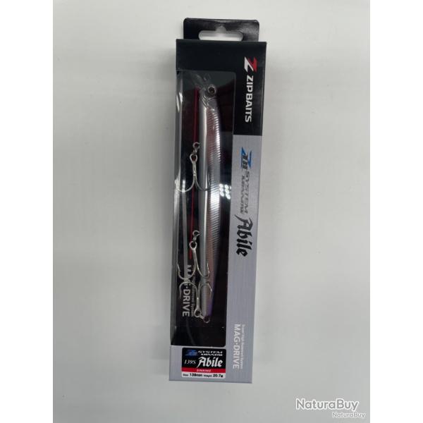 Leurre dur zip baits system minnow abile 139S col495