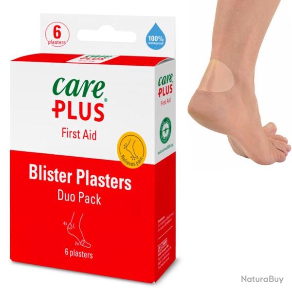 Pansements pour ampoules Care Plus Duo Pack Blister Plasters