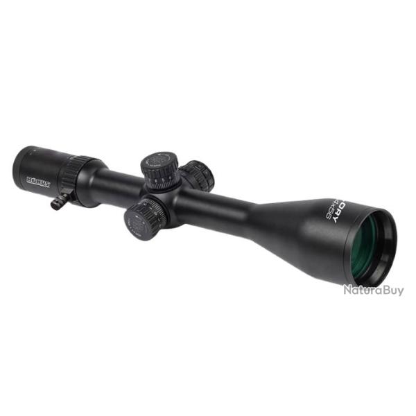 LUNETTE KONUS GLORY 3-24X56 RET FINE CROSSHAIR LUMINEUX ROUGE-BLEU
