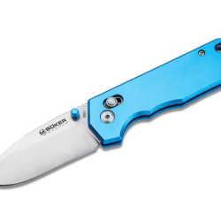 B&ouml;ker Magnum 01SC711 Couteau de poche pliant Blue Elox, Rockstub