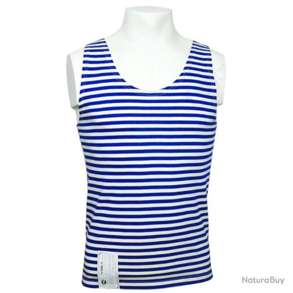 D�bardeur Telnyashka marine russe en coton �pais � rayures bleu roi
