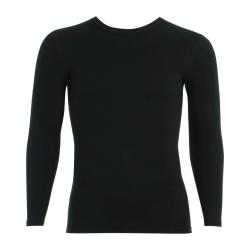 T shirt thermique noir manches longues
