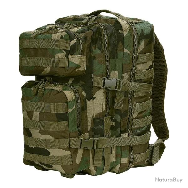 Sac � dos 35L militaire woodland - sac outdoor robuste