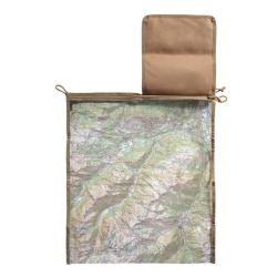 Porte-carte avec poche EXP&Eacute;DITION tan