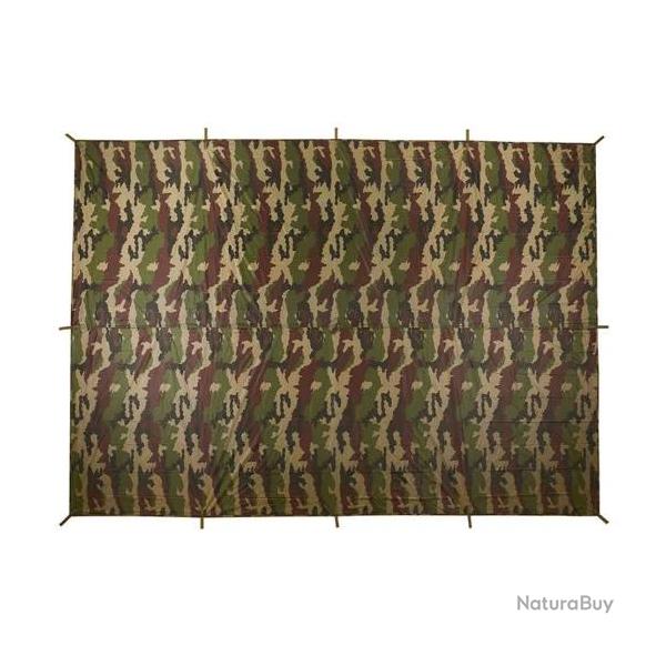 B�che terrain EXPEDITION camo FR/CE : abri ripstop l�ger et imperm�able pour missions 3*4 m