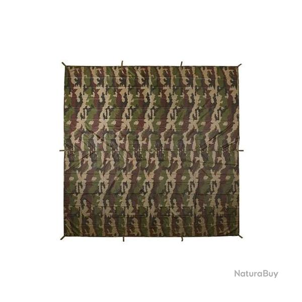 B�che terrain EXPEDITION camo FR/CE : abri ripstop l�ger et imperm�able pour missions 3*3 m