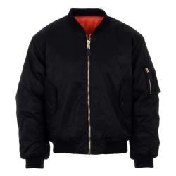 Veste blouson bomber MA 1 noir aviateur
