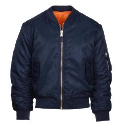 Blouson Bomber MA 1 bleu marine | Veste chic et l&eacute;g&egrave;re