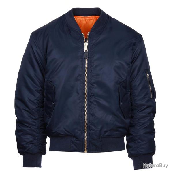 Blouson Bomber MA 1 bleu marine | Veste chic et l�g�re