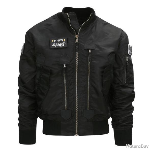 Blouson de pilote F 35 noir