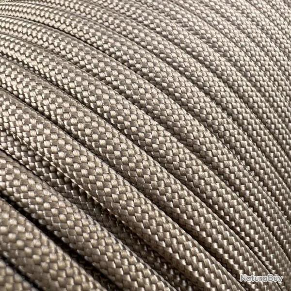 Paracord Type VI 750 : corde 11 brins 10 m ultra robuste et polyvalente Coyote