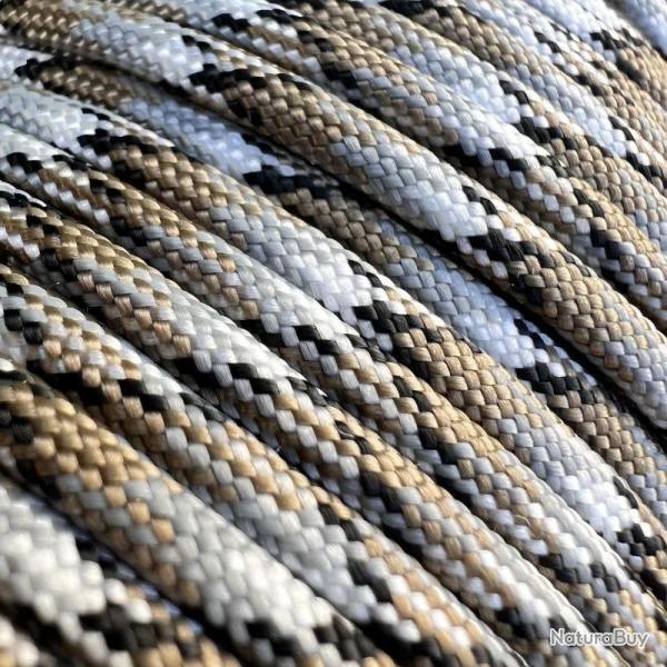 Paracorde 550 Type III : corde robuste et polyvalente pour survie, bivouac et bricolage Scorpion