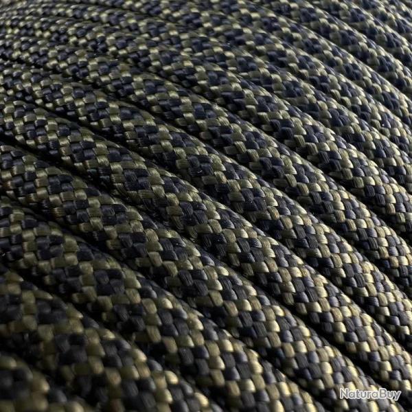 Paracorde 550 Type III : corde robuste et polyvalente pour survie, bivouac et bricolage Black Army g