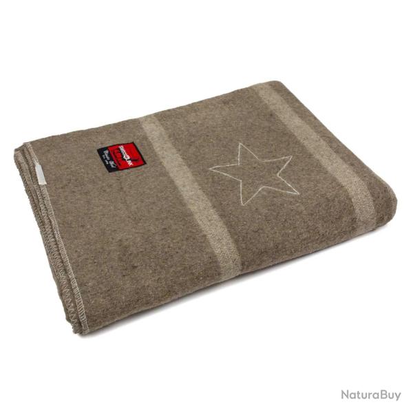 Couverture militaire italienne en laine 80 % Officier Classic Wool�