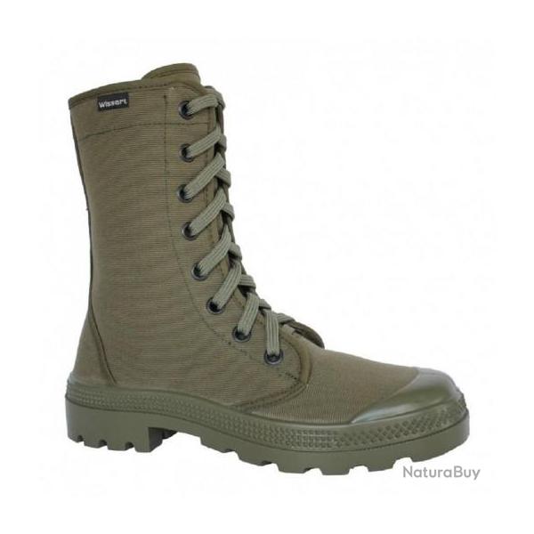 Chaussures hautes en toile Wissart� Army