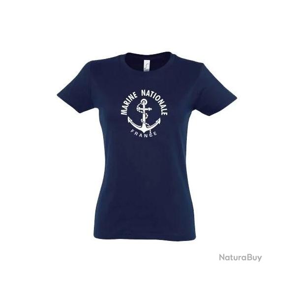 T-shirt Marine Nationale (femme) XL