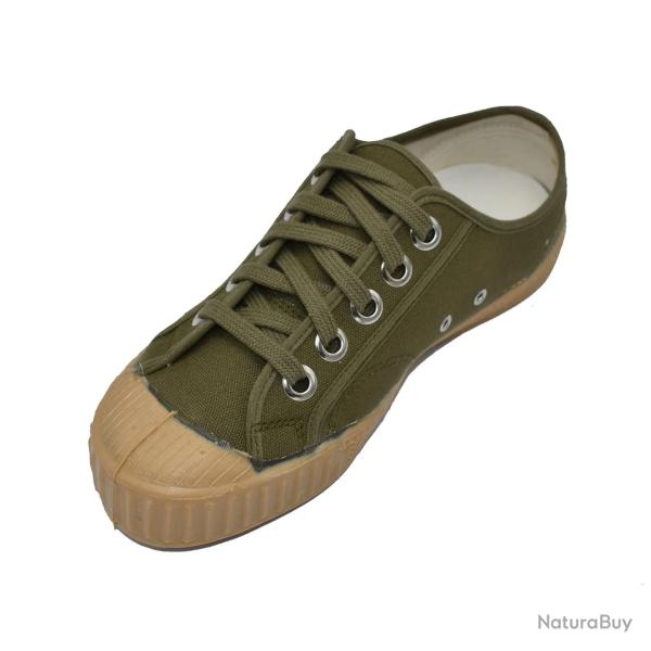 Chaussures en toile Kozak 1972 vintage army Toile coton