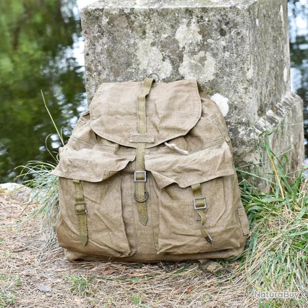 Sac � dos vintage KOZAK en toile - Style r�tro ann�es 50/70