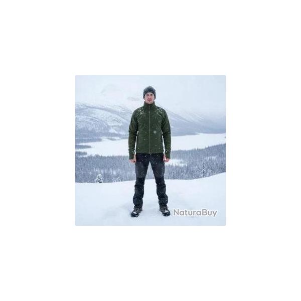 Gilet Eminence TECH+ 400 g/m� : isolation thermique haut niveau en laine m�rinos S