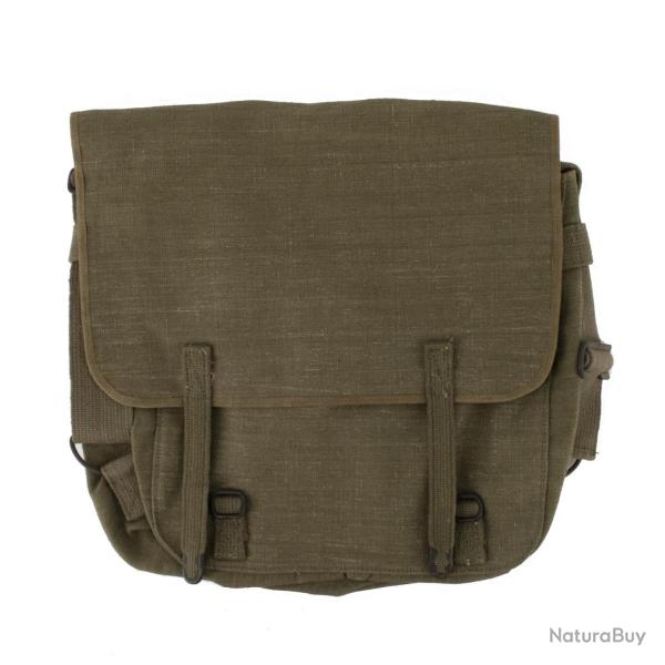 Musette en toile vintage ann�es 50