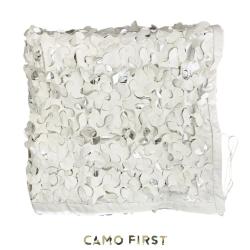 Filet de camouflage Camo First S-Cut snow camo 3D, terrasse et pergola 3*4 m