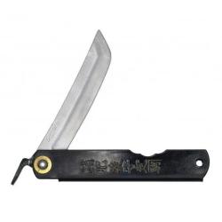 Couteau Higonokami Ken-Gata style sabre - Lame forg&eacute;e acier blanc