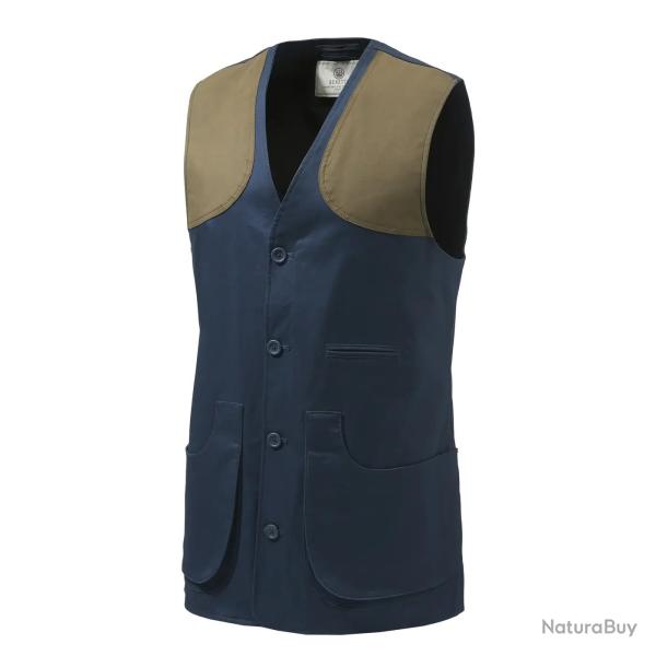 GILET COTON BERETTA "CLUMBER" BLEU