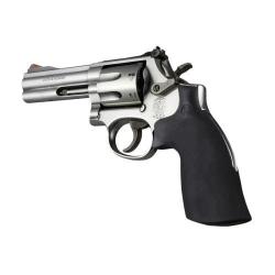 Poign&eacute;e Hogue Smith & Wesson K, L-Frame Round Butt Noire