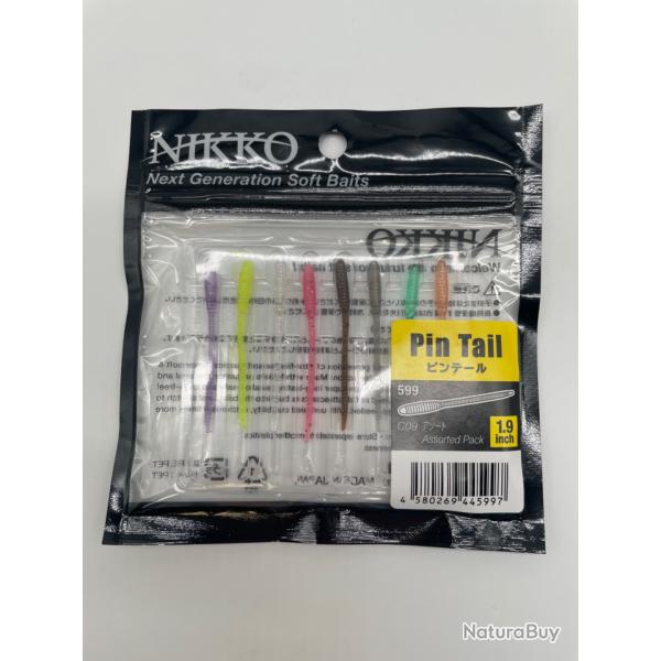 Leurre souple NIKKO pin tail " assorted pack