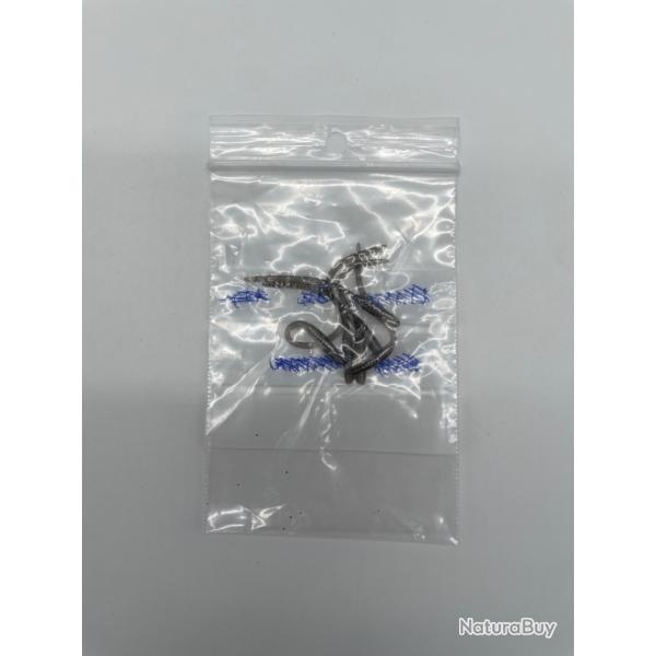 Leurre souple NIKKO pin tail 1,9" X6 grey