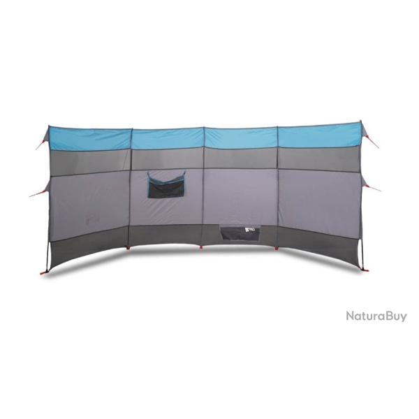 Coupe-vent de camping bleu imperm�able 366 x 152 x 152 cm pour protection ext�rieure