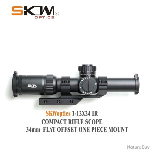 SKWoptics tlescope fusil porte Rings1-12x26 -**OPTION B