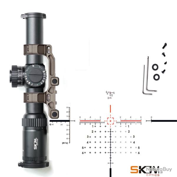 SKWoptics tlescope fusil porte Rings1-12x26 -**OPTION A