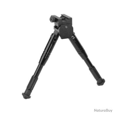 Fusil polyester noir bipod 6-10 hauteur compatible inclinable pour Key