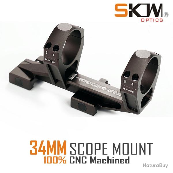 SKWoptics-anneaux de porte pour rails Picatinny -**34MM DARK SOIL-HIGH  - LIVRAISON GRATUITE