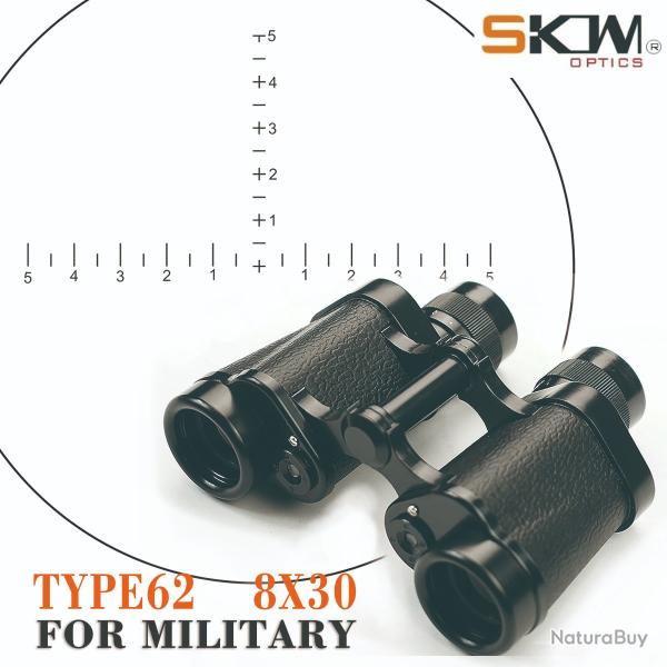 SKWoptics-Jumelles Bak4 Type 62 sur le toit,8x30 avec bote