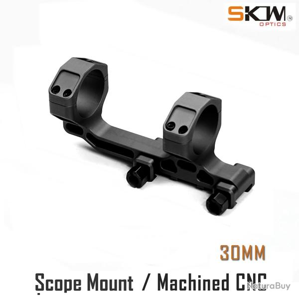 Support de lunette avec pied d'impression  point rouge -**30MM BLACK