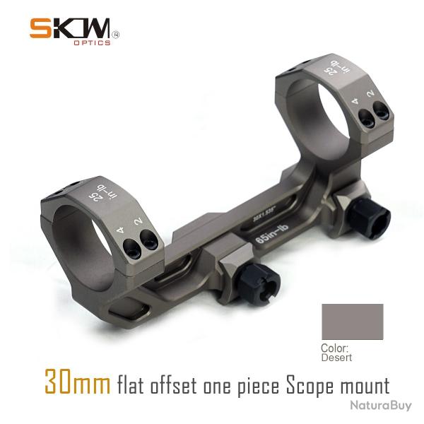 Support de lunette pour Picatinny R64., AR15, figur, anneaux de 30mm -**DESERT - LIVRAISON GRATUITE