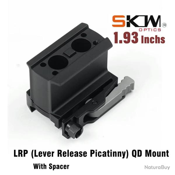 QD Red Dot Mount avec entretoise, Sight, Rail Picatinny 21mm -**1.93- LIVRAISON GRATUITE