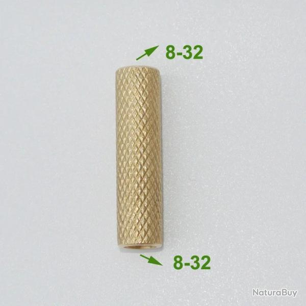 adaptateur double femelle pour baguette de nettoyage - 8-32 vers 8-32