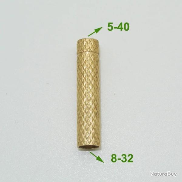 adaptateur double femelle pour baguette de nettoyage - 8-32 vers 5-40