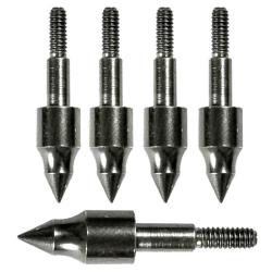5 Pointes d'entrainement pour traits d'arbal&egrave;te 8mm
