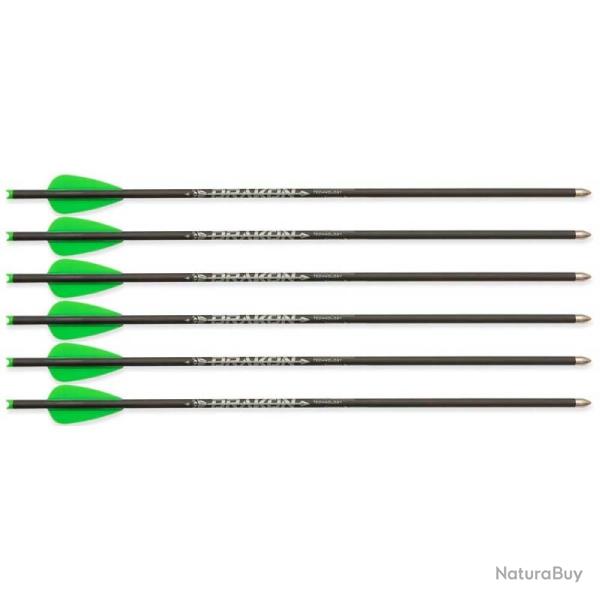 6 Fl�ches pour Arbal�te � poulies Junxing Drakon Blanc