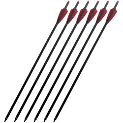 Lot de 6 traits 20 pouces carbone Hattila pour arbal&egrave;te / S&eacute;rie limit&eacute;e